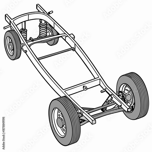 Automotive chassis diagram