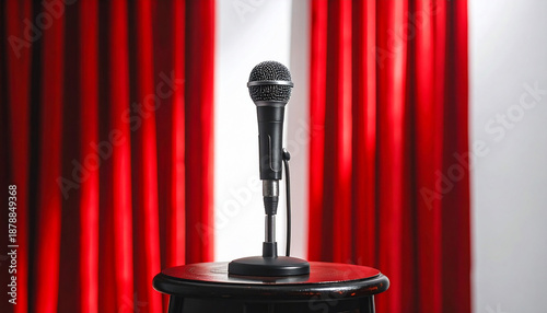 Microphone on Stage