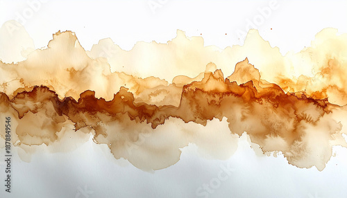 Abstract Watercolor Landscape