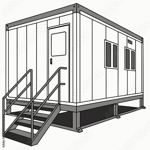 Transportable building system with a reinforced base, designed for durability and stability.