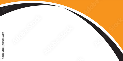 Abstract orange curved shape background.  vector eps 10