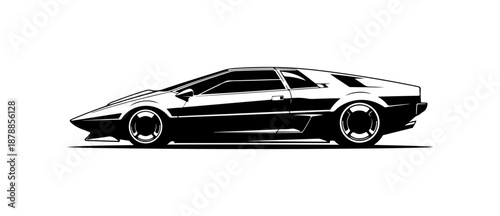 Stylish Sports Car Illustration