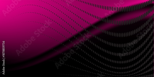 Black background and purple ball vector modern