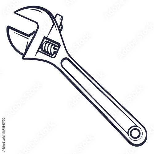 Adjustable wrench