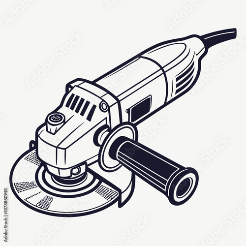 Electric angle grinder