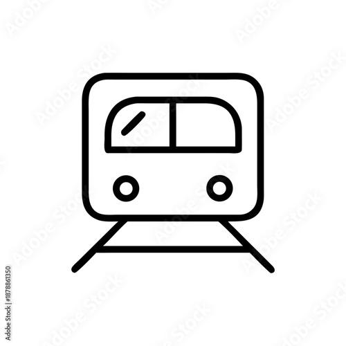 Icon of a television set