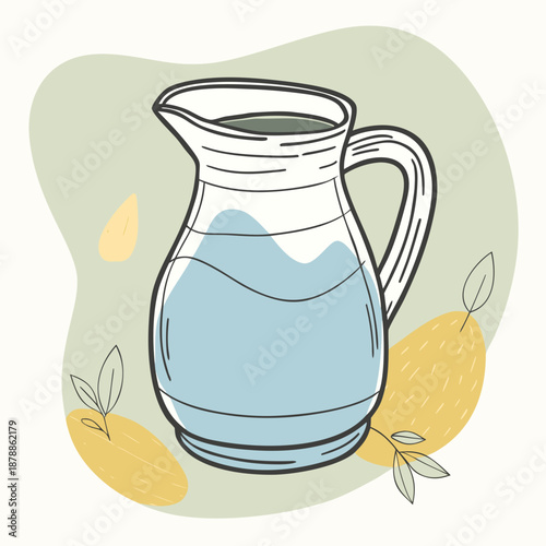 Refreshing lemon water