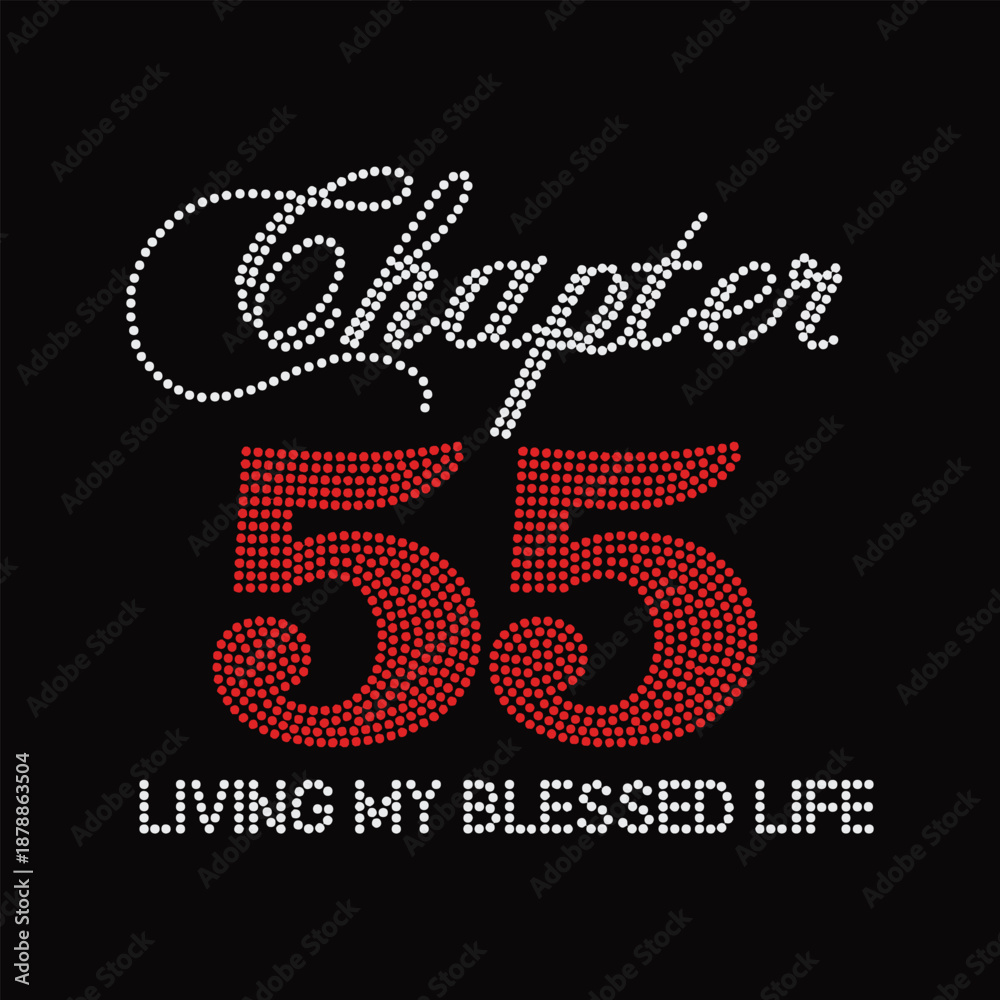 Obraz premium Rhinestone Design Vector Template