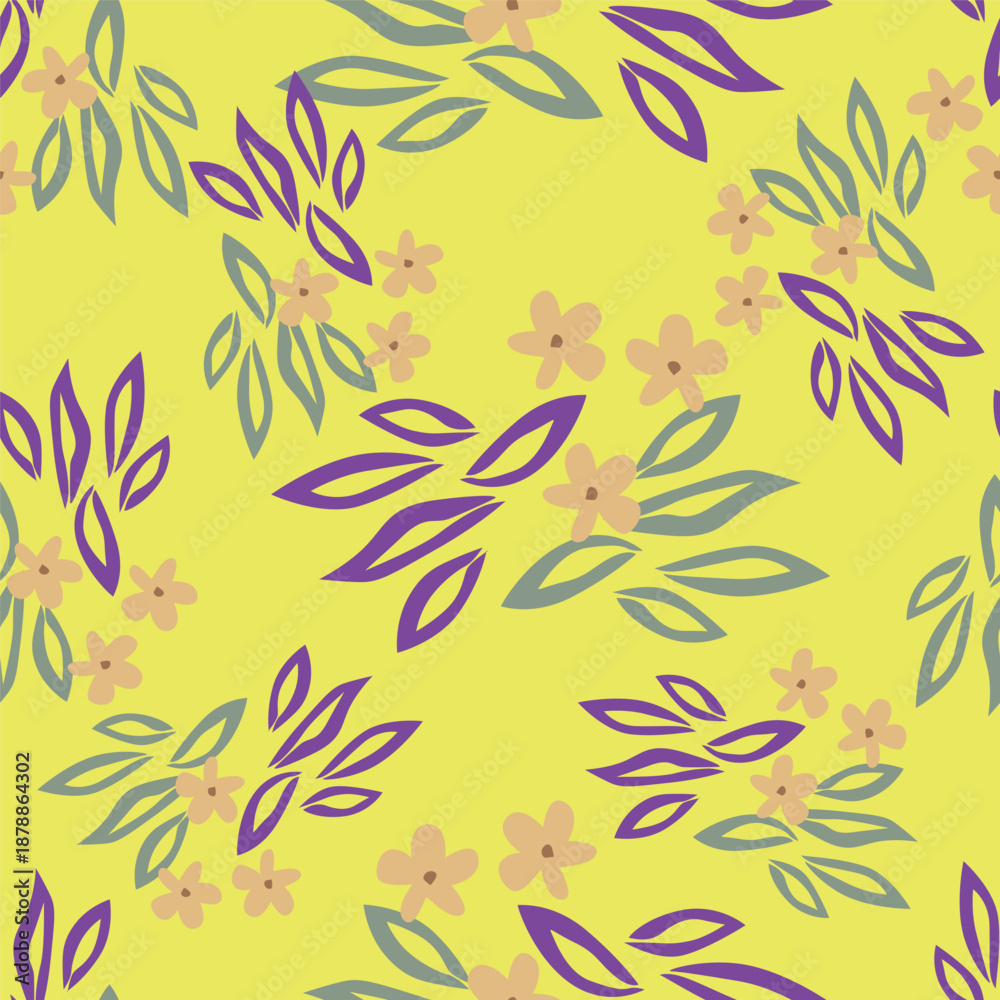 Fototapeta premium seamless floral pattern