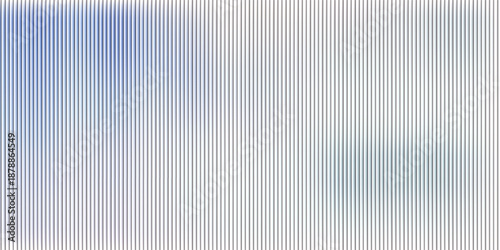 Soft glass ripple gradient in icy pale blue and lavender hues. Delicate reeded texture with frosted distortion effect and minimal vertical blur. Glass texture, vector illustration