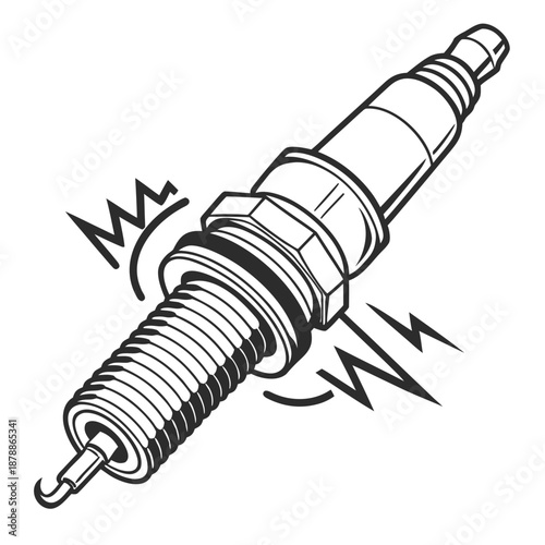 Spark plug illustration