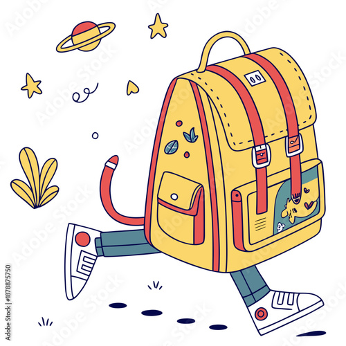 Adventurous backpack