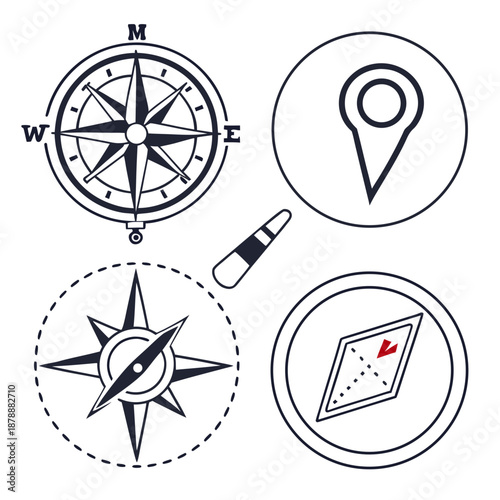 Navigation tools illustration