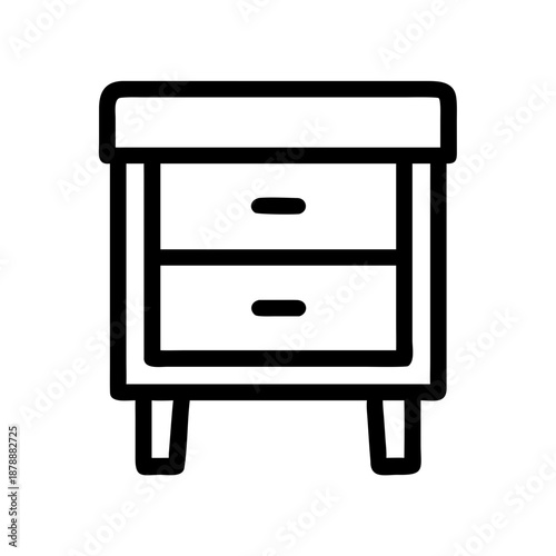 Minimalist nightstand