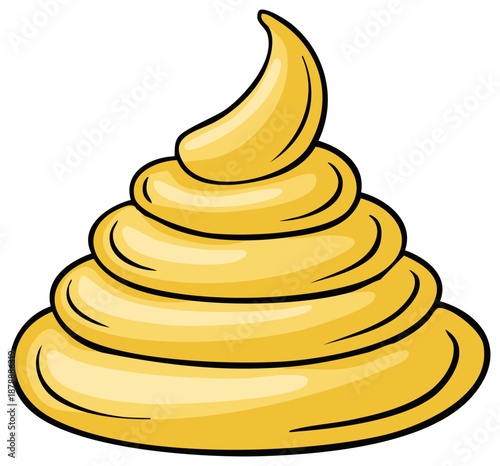 Stylized Turd Emoji Swirl