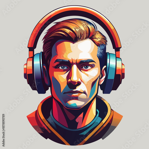 Vibrant music enthusiast