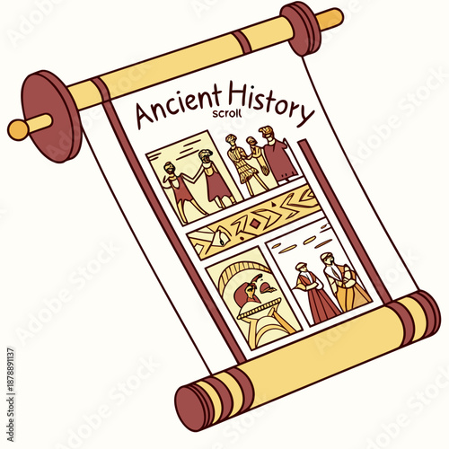 Ancient history scroll