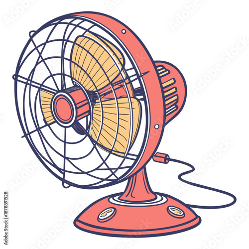 Vintage desk fan