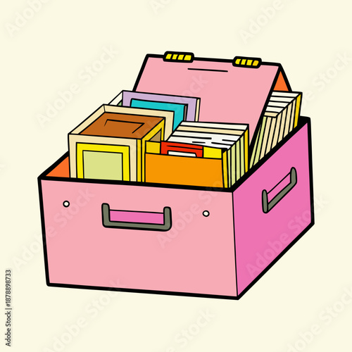 Organized file box