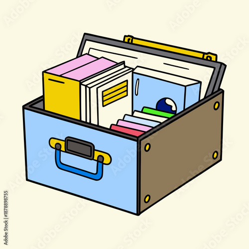 Organized file drawer