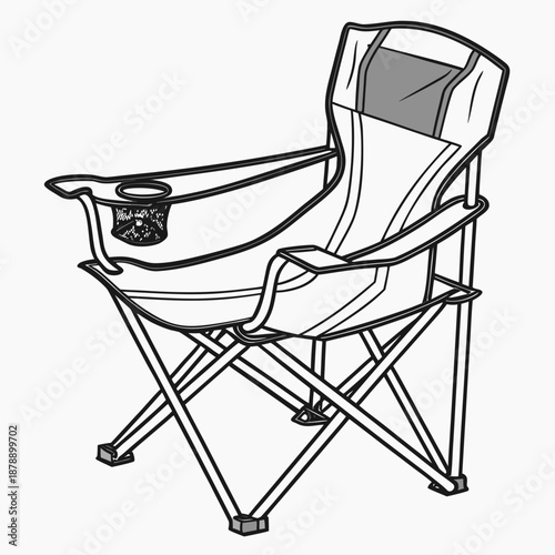 Folding camping chair