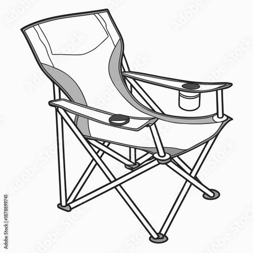 Folding camping chair