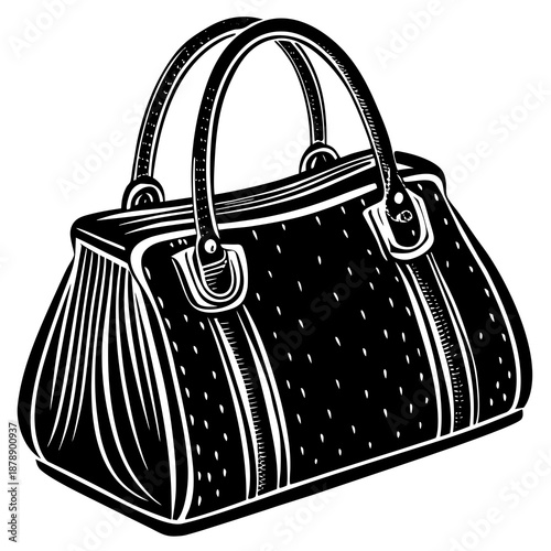 Elegant black handbag