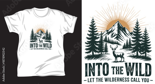 Hiking Graphic vector t shirt design print