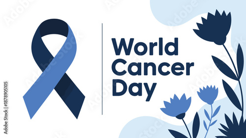 Celebrating world cancer day Vector
