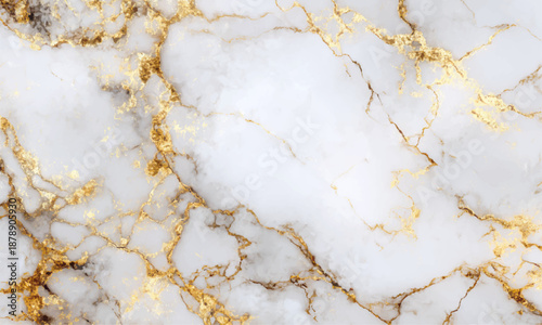 Elegant white gold marble pattern poster background, Realistic white gold marble texture wallpaper background, Premium white gold marble background luxury design