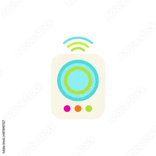 White Noise Machine Vector Illustration