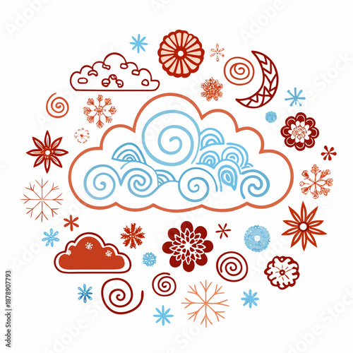 Winter weather icons