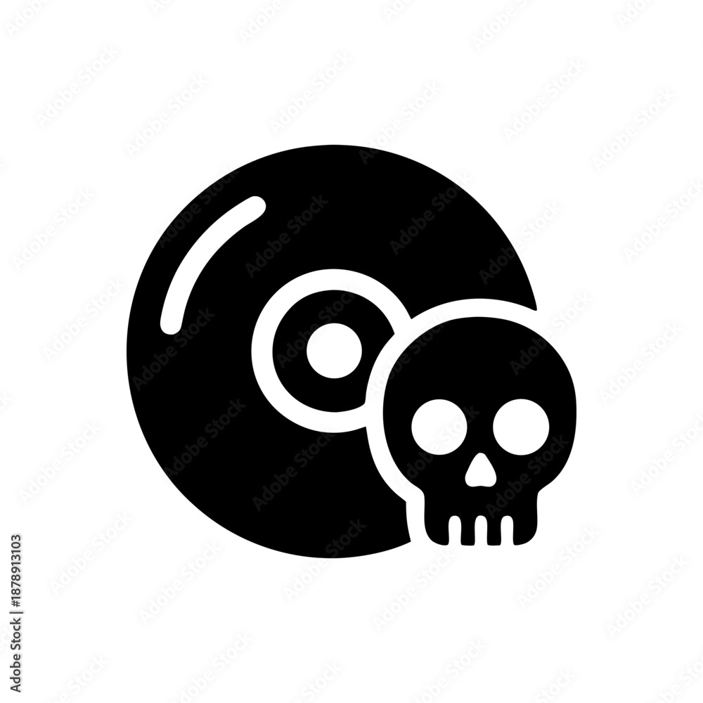 Fototapeta premium Malicious Malware Piracy Icon