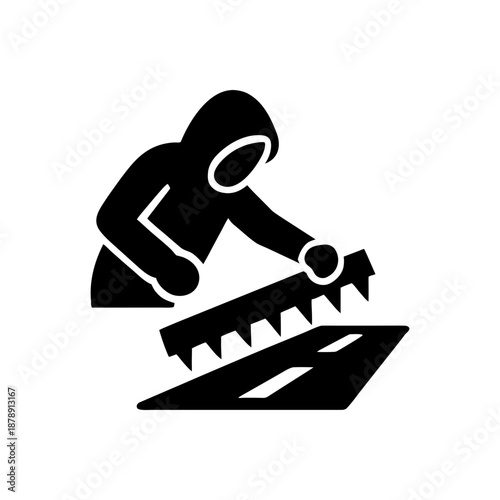 Vandalism and Property Damage Icon