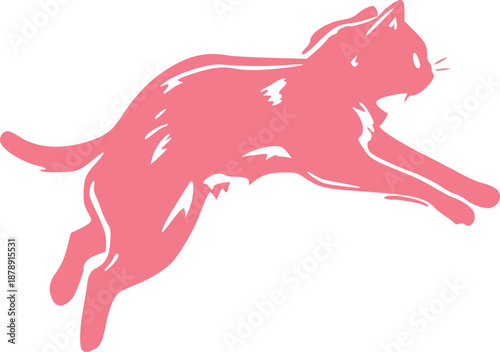 Cute Cat Illustration Graphic 