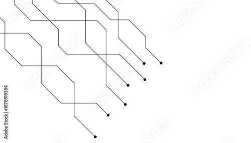 Abstract futuristic circuit board Illustration, Circuit board with various technology elements. Circuit board pattern for technology background. Vector illustration