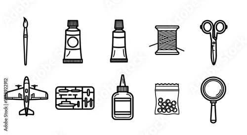 Crafting and exploration tools Vector