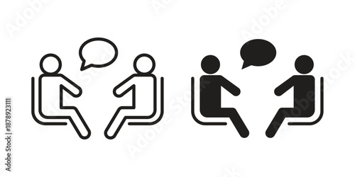 Counsel icons suitable for infographics, websites and print media and interfaces. Line vector icon.