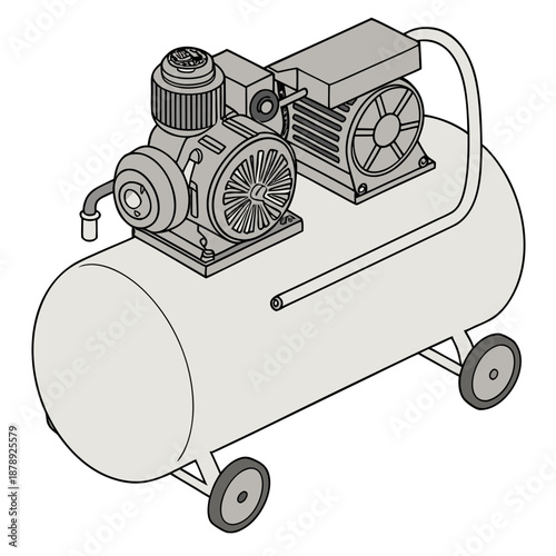 Industrial air compressor