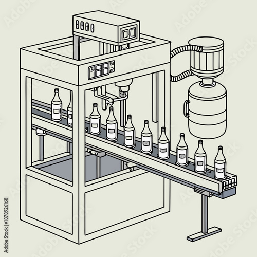 Automated bottling machine