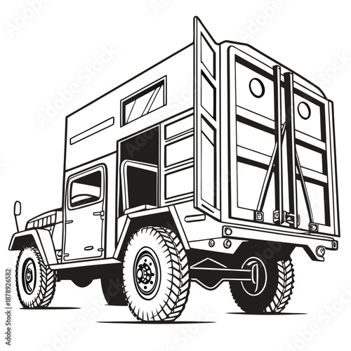 Military transport vehicle