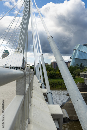 Bridge over Red River in Winnipeg