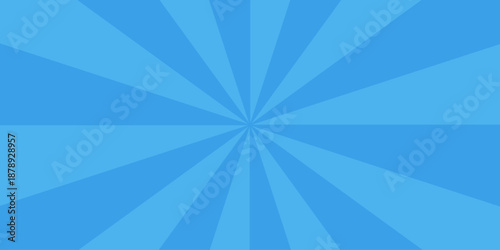 Sun ray vector background radial sunrise or sunset light retro design. Vintage background for comic superhero text, speech bubble, message. Spiral radial striped backdrop design. Vintage beam sunburst