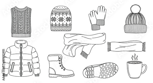 Cozy winter accessories