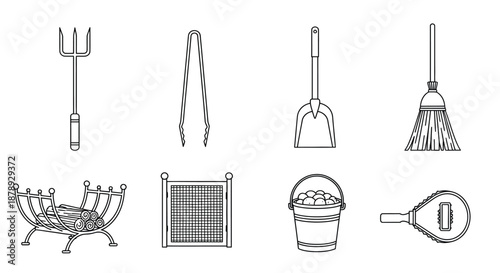 Fireplace tools and accessories