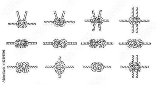 Various knots illustrated