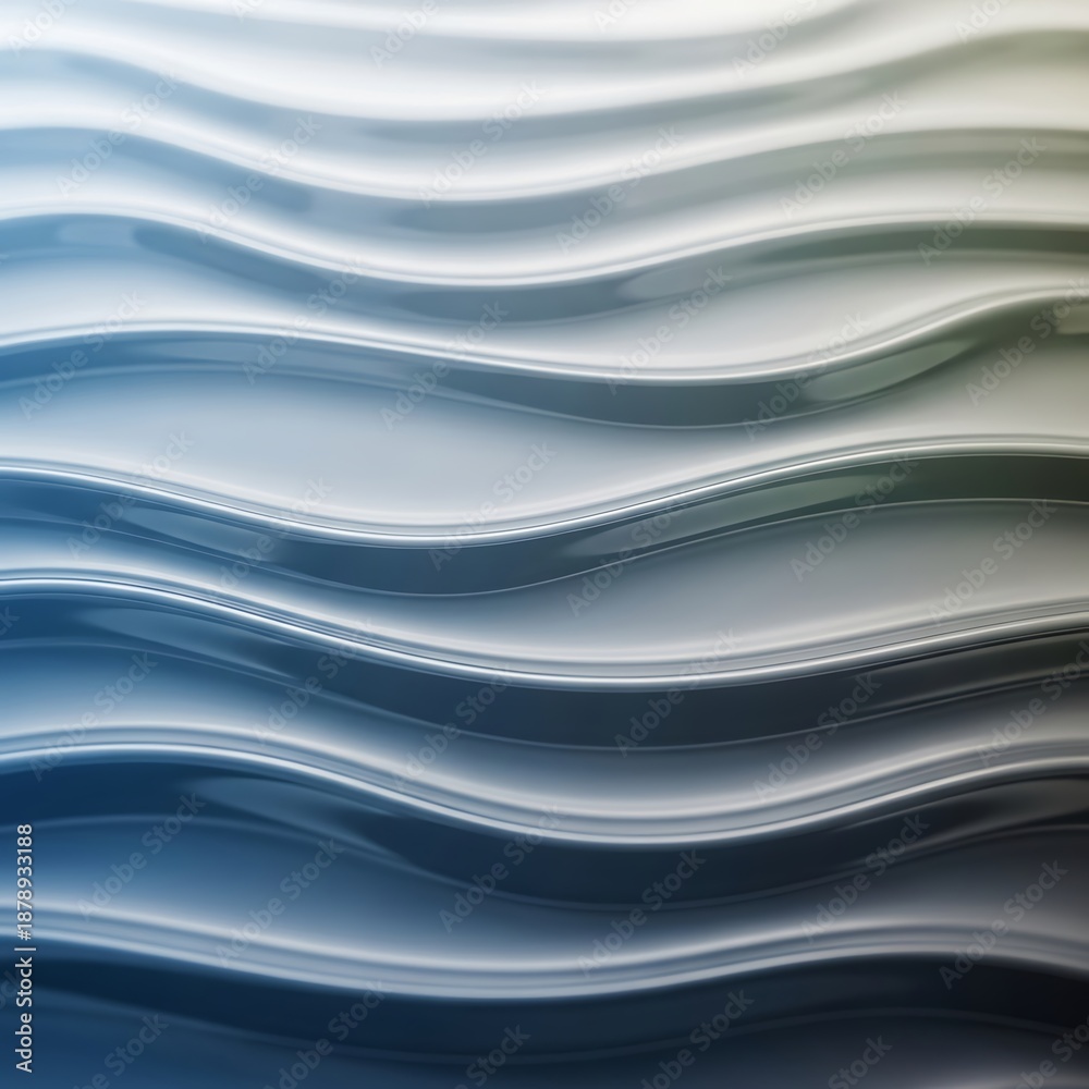 Obraz premium Calming blue waves