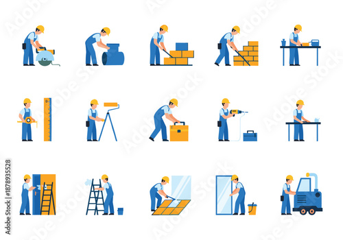 Professional medical infographic icons showing step by step instructions for proper teeth brushing and oral hygiene.