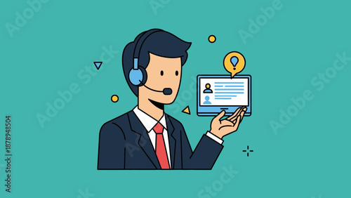 Customer Support Representative Helping with Query.