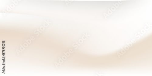 Horizontal neutral tones background. Light brown caramel blending color template with waves. Vector soft beige backdrop.